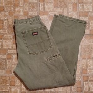 Dickies Olive Cargo Pants Work Pants 34x31